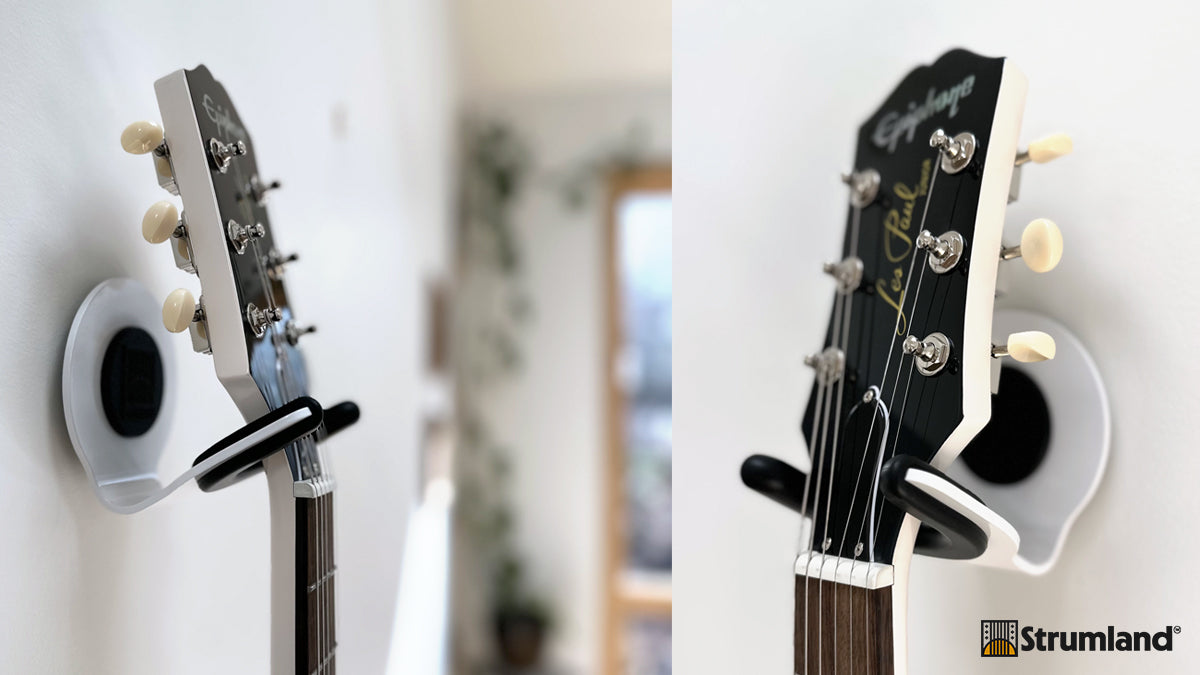 Best White Guitar Wall Mounts - White Guitar Guitar Hanger Display