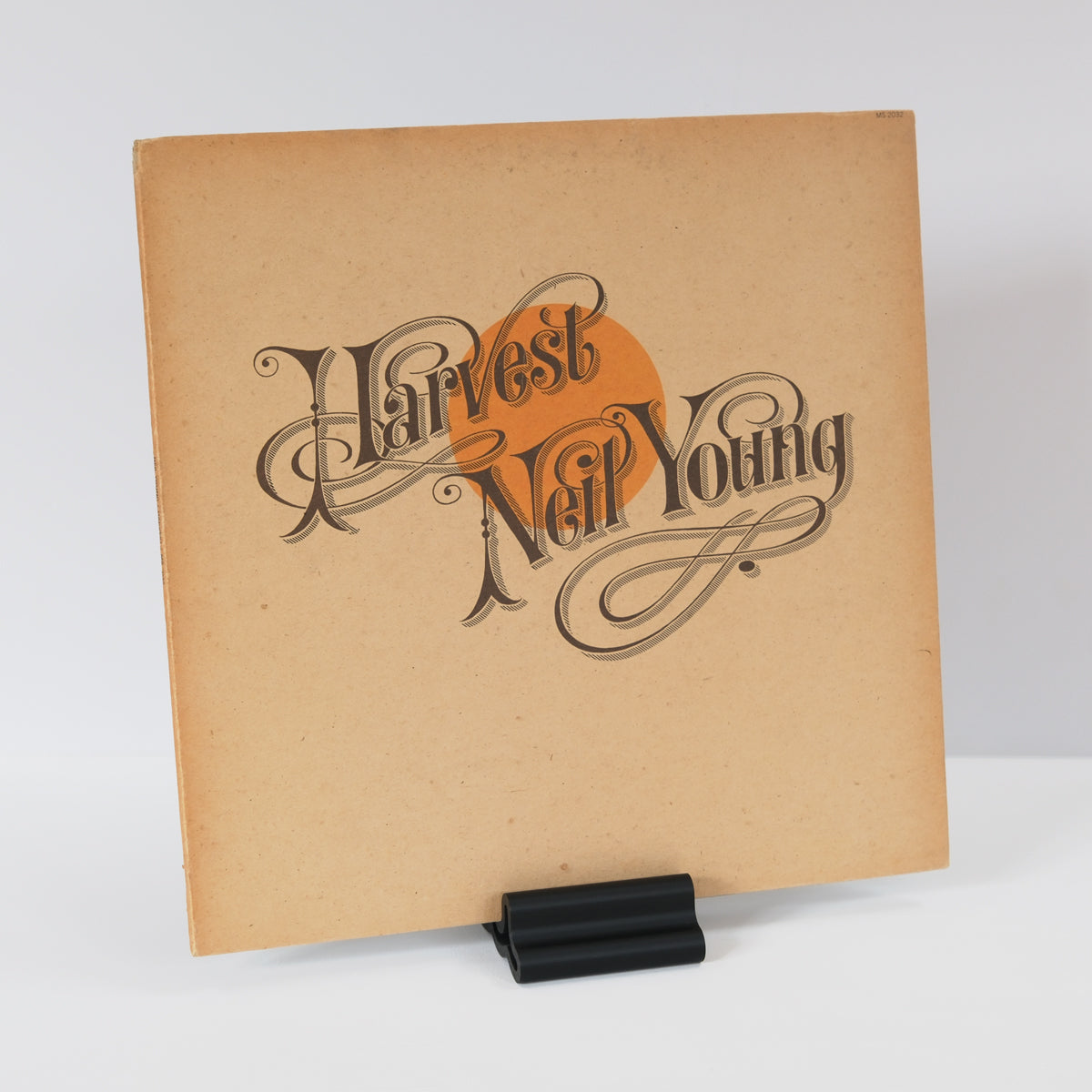 Record Display Stand - Strumland Now Playing Modern Vinyl Stand - Pitch Black