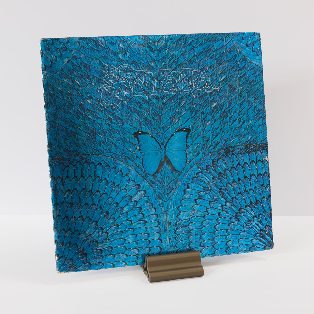 Record Display Stand - Strumland Now Playing Modern Vinyl Stand - Classic Bronze