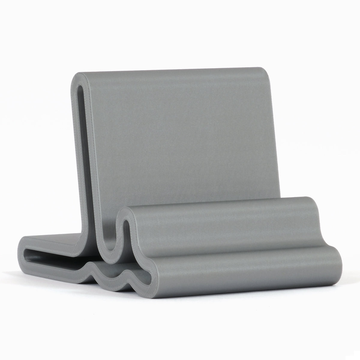 Record Display Stand - Strumland Now Playing Modern Vinyl Stand - Classic Silver