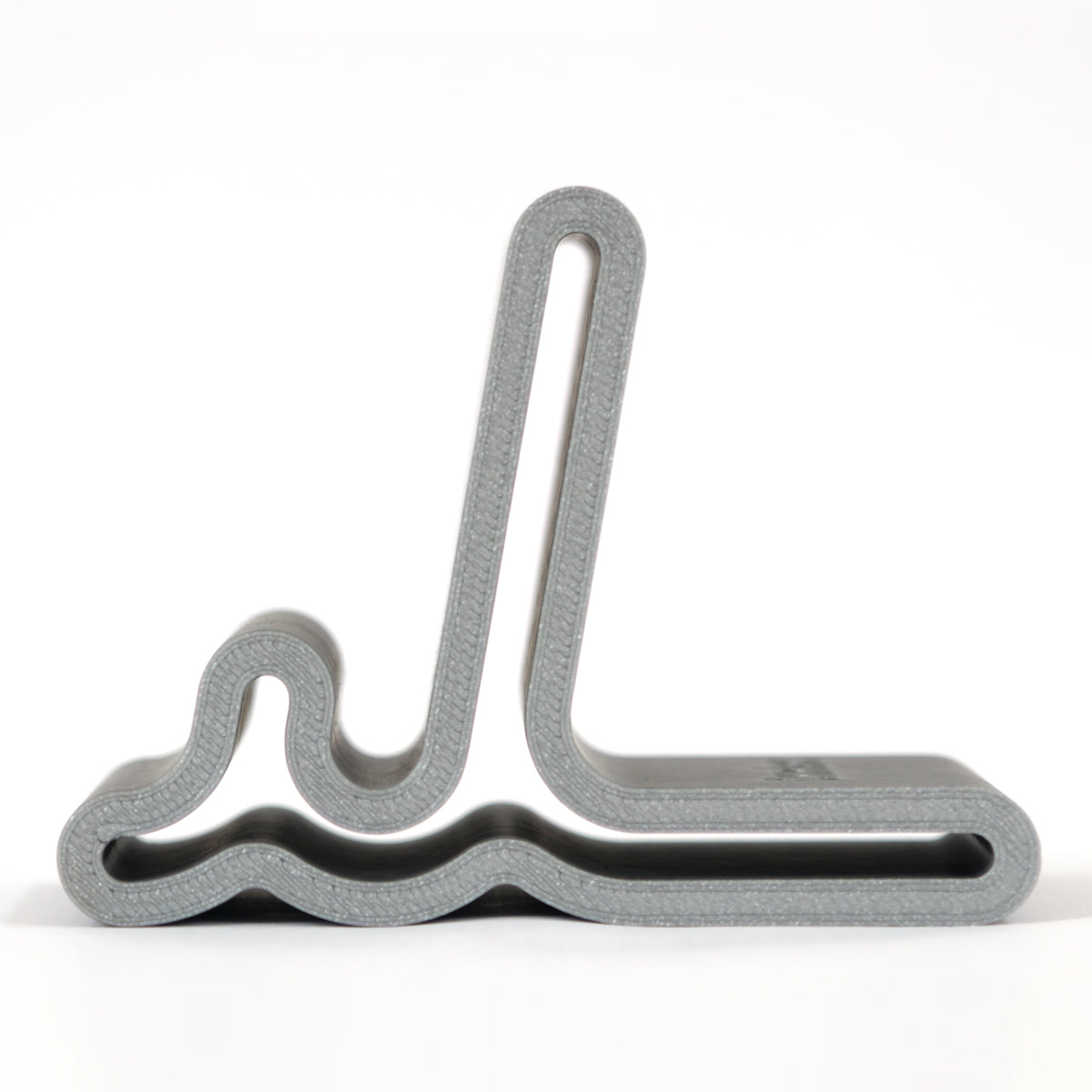 Record Display Stand - Strumland Now Playing Modern Vinyl Stand - Classic Silver