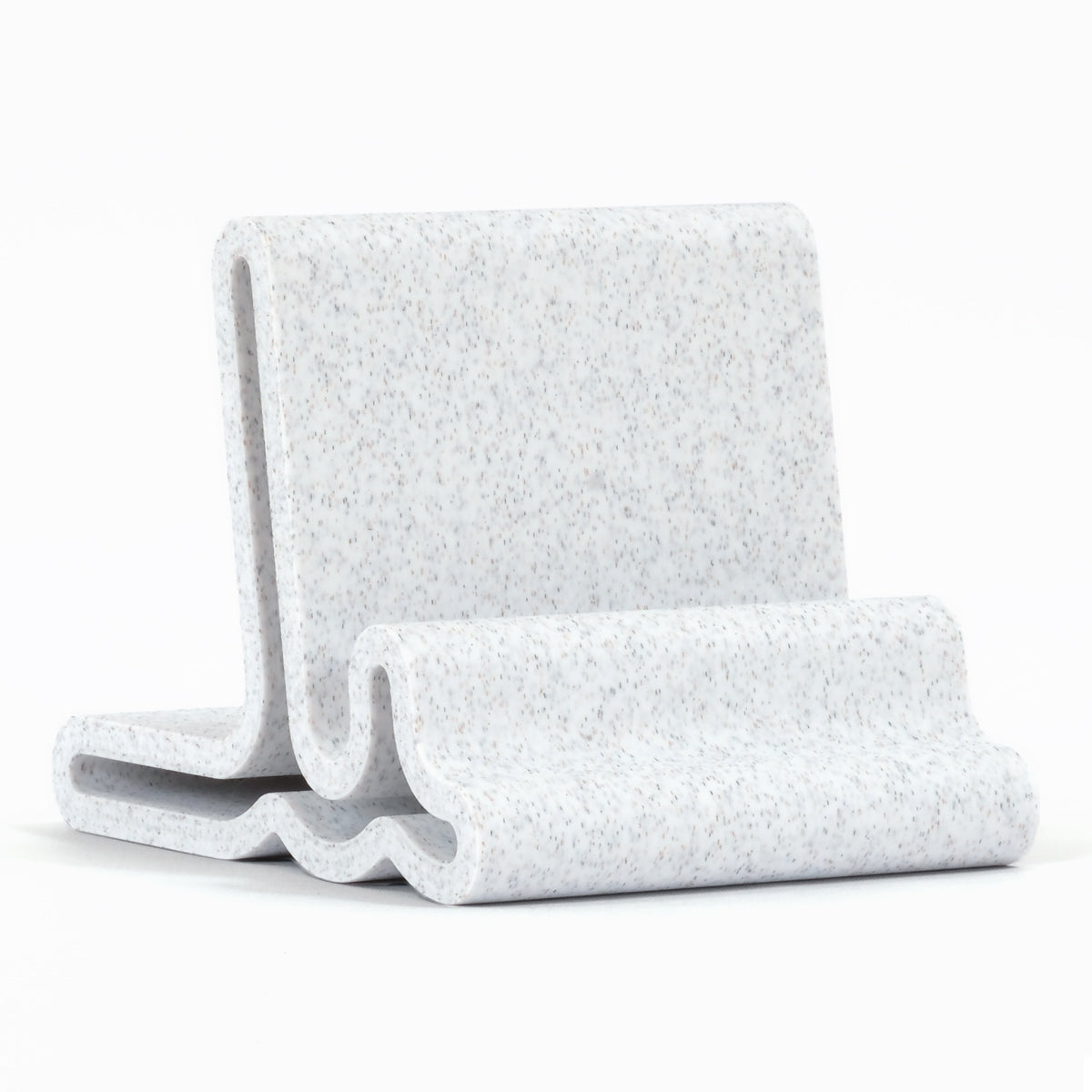 Record Display Stand - Strumland Now Playing Modern Vinyl Stand - Marble White