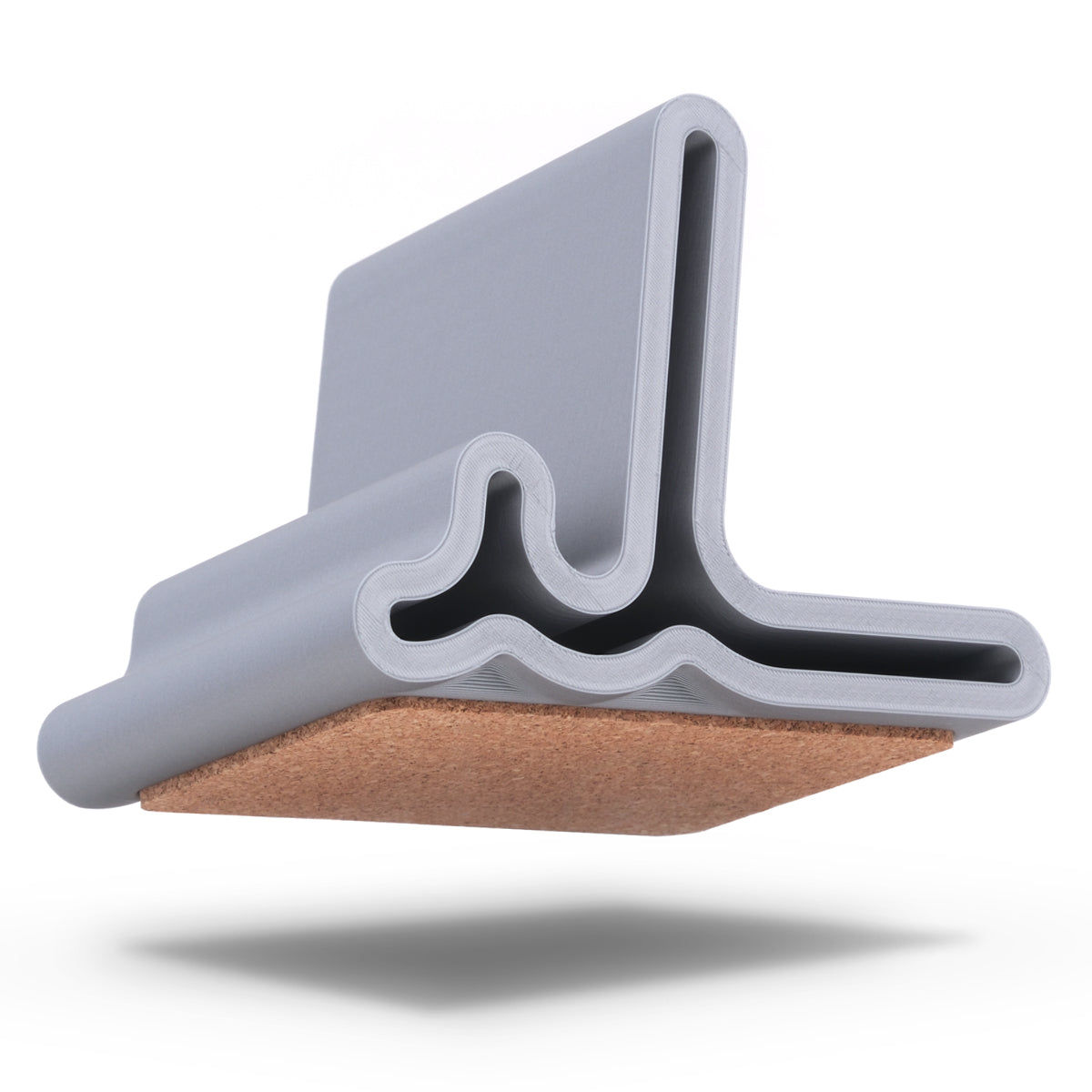 Strumland Record Display Stand Base Modern Silver